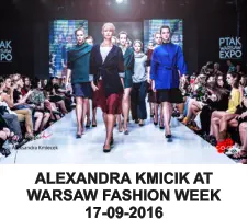 ALEXANDRA KMICIK AT WARSAW FASHION WEEK 17-09-2016