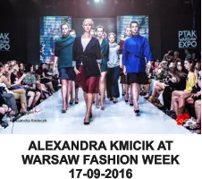ALEXANDRA KMICIK AT WARSAW FASHION WEEK 17-09-2016