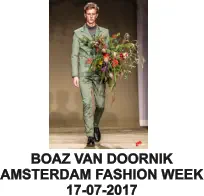 BOAZ VAN DOORNIK AMSTERDAM FASHION WEEK 17-07-2017