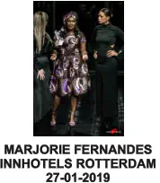 MARJORIE FERNANDES INNHOTELS ROTTERDAM  27-01-2019